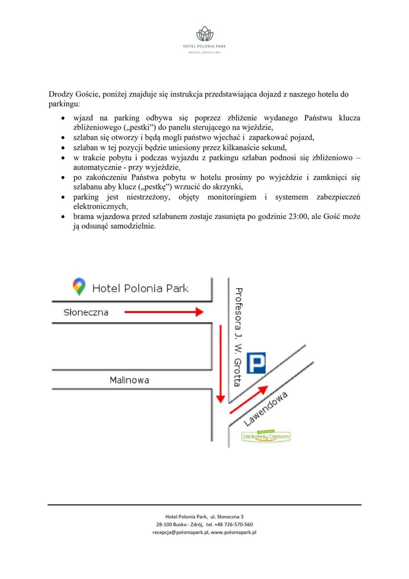 Hotel Polonia Park Medical Center & Spa Busko-Zdrój Dış mekan fotoğraf